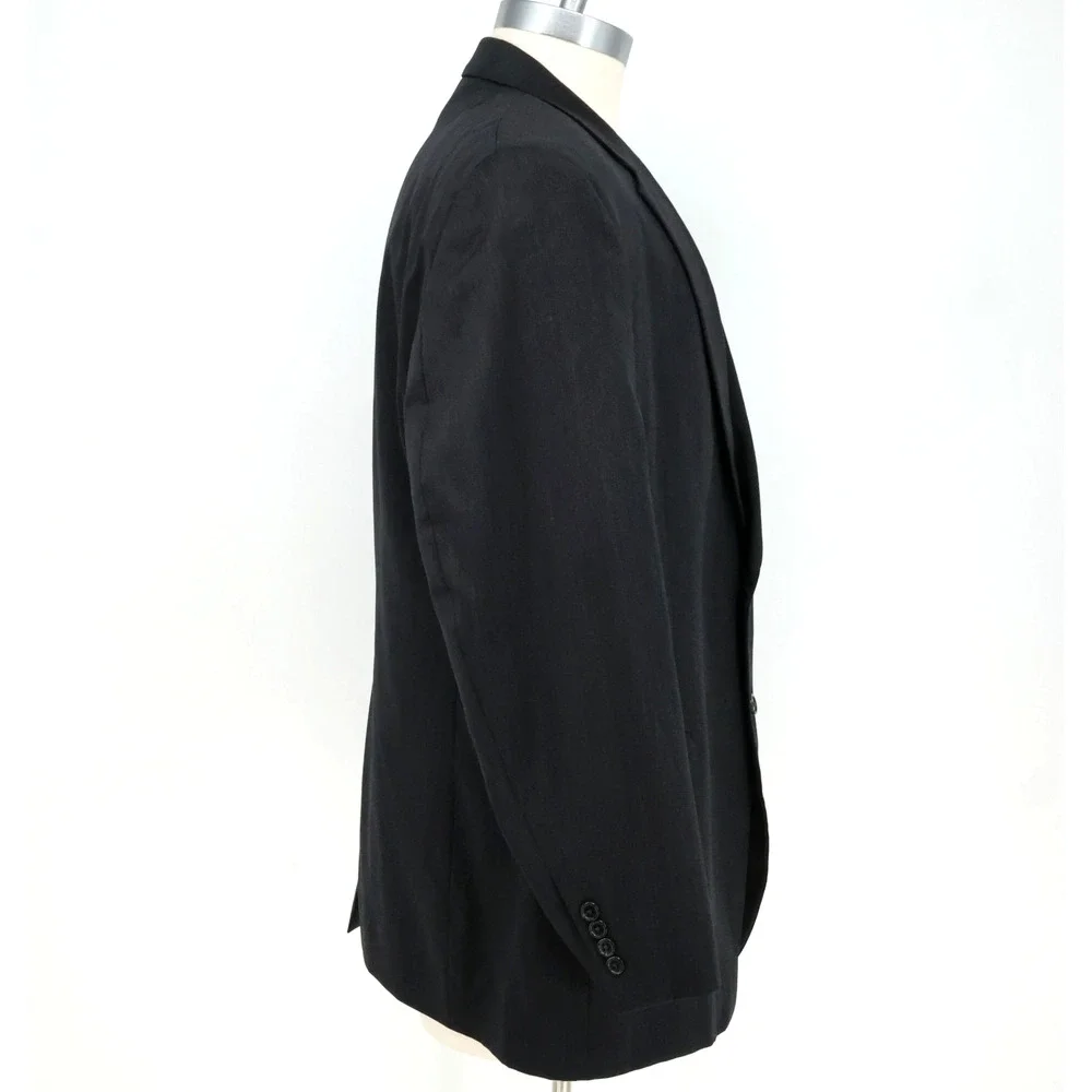 Jos A Bank Sport Coat Mens 48R Signature Charcoal Gray Wool Jacket Lined Career